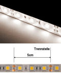 LED-Streifen neutralweiss, 500cm, 12VDC, 72 Watt, 4500Lumen, Innenbereich IP62, dimmbar